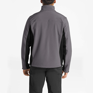 Wholesale Custom Outdoor Wear <b>Men</b> <b>Canvas</b> Stand Front Lightweight Waterproof Breathable Hooded Performance Softshell <b>Jacket</b> 2024 - Product Image 2