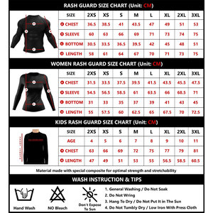 Men's Full Sleeve Rash Guard Black With Red Yellow Dragon Print Quick Dry Polyester <b>Compression</b> <b>Shirt</b> - Product Image 6