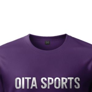 T-shirt de sport pour homme en polyester violet, vêtement d'entraînement d'équipe, tenue athlétique, vêtements de match en plein air, performance - Product Image 5