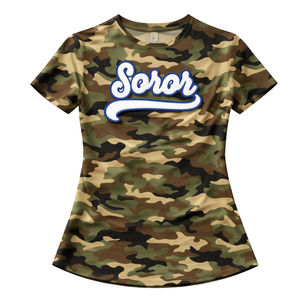 T-shirt Camo 20 Zeta Phi Beta Soror inspiré des fondateurs de la sororité grecque 1920, pour une femme élégante, en coton premium, coupe classique - Product Image 3