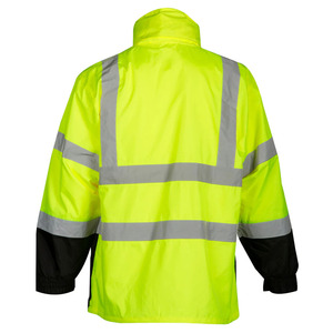 เสื้อแจ็คเก็ตนิรภัยกลางแจ้งแบบสะท้อนแสงสีเหลือง Hi Viz ระบายอากาศได้ดี กันกรด กันน้ำ พร้อมระบบทำความร้อน ราคาขายส่ง - Product Image 2