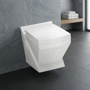 High Quality Wall Hung Toilet Rimless <b>Ceramic</b> WC <b>Pan</b> Eco Friendly Export Grade Bathroom Sanitary Ware India - Product Image 3