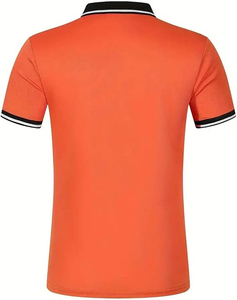 Chemises polo pour hommes, vente chaude, matière confortable, nouveau design, logo personnalisé, couleur unie, respirantes, pour hommes - Product Image 4