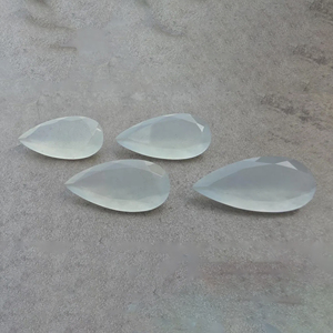 Aguamarina Natural, Corte Facetado, Calibrada, Gema Grande en Forma de Pera |   Piedras Sueltas para la Elaboración de Joyas - Product Image 4