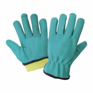 High Quality Goat Grain Leather Safety <b>Gloves</b> Heat Spark Resistant Adjustable Wristlet General Purpose Heavy Duty Industrial - Product Image 4