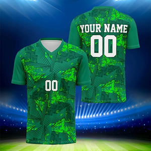 Maillot de football vintage personnalisé en polyester respirant pour homme, ensemble léger de maillots de football en gros, uniforme de football par sublimation avec OEM - Product Image 6