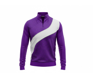 Wholesale Sublimation Quarter Zip <b>Jacket</b> Manufacturer <b>Men</b> Women Youth Sportswear Quick Dry Team <b>Pullover</b> - Product Image 5