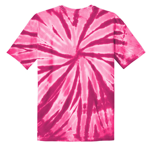 T-shirt Tie Dye Spirale 100% Coton Logo Personnalisé Oversize Streetwear Décontracté Unisexe Été Vente en Gros - Product Image 2
