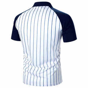 Polos décontractés en coton pour hommes à manches courtes, couleur unie, légers, séchage rapide, style streetwear, très demandés - Product Image 2