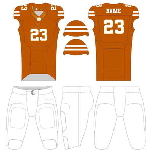 Uniforme de Fútbol Americano Personalizado de Alta Calidad para Hombre, Tela Sólida de Poliéster, Transpirable, para Invierno y Verano - Product Image 3