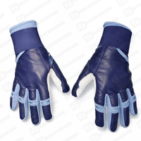 Nouvelle Manchette Longue Personnalisée en Polyester/Coton Respirant Confortable Durable avec Fermeture Auto-agrippante Gauche XL pour Entraînement Adulte Baseball