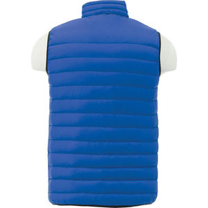 Chaleco Acolchado Azul de Lona para Hombre, Cuello Alto, Cortavientos, Ropa de Abrigo Informal de Otoño, Sin Mangas, Cierre de Cremallera, Tallas Grandes - Product Image 2