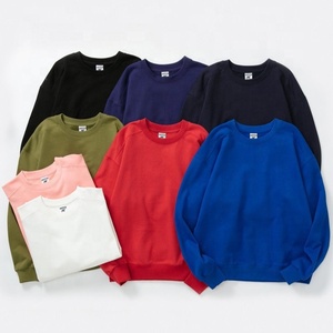 Sweat-shirt unisexe en coton épais 488 g/m², sweat-shirt décontracté en molleton pour homme, sweat-shirt à épaules tombantes pour femme, coupe décontractée - Product Image 1