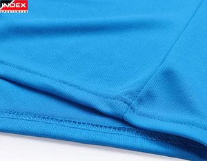 INDEX Men's <b>Blue</b> Solid Color Short Sleeve <b>Polo</b> <b>Shirt</b> Casual Regular Fit Knitted Fabric Button Design Breathable - Product Image 4