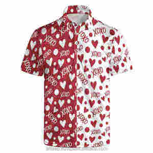 Chemise de golf pour homme, coupe slim, haute qualité, imprimé coloré, nouveau design, manches courtes. - Product Image 4