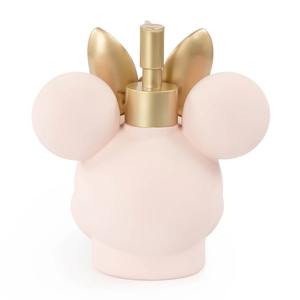 Ensemble d'organisateurs de salle de bain Mickey Face rose en céramique, parfait pour l'usage quotidien des enfants et une décoration élégante pour la chambre des enfants, vente en gros depuis l'Inde - Product Image 2