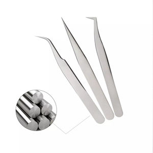 Pinces à sourcils personnalisées, couleur personnalisée, acier inoxydable, homologuées CE, pointe dentelée, prise en main fine, outils de maquillage, beauté - Product Image 4