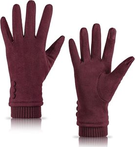 Womens <b>Gloves</b> Winter <b>Touch</b> <b>Screen</b> Texting Phone Windproof <b>Gloves</b> for Women Fleece Lined Thick Warm <b>Gloves</b> - Product Image 1