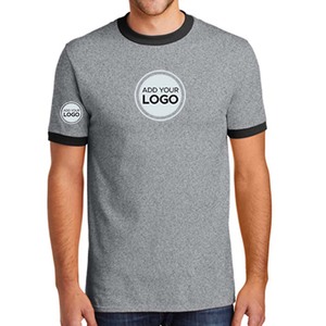 Camiseta deportiva de manga corta con cuello redondo y ribete en contraste Bella Canvas (3055C) - Product Image 1