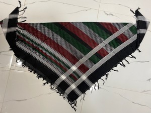 UAE & Kuwait Support Scarf High Quality comfortable Scarf in Kuwaiti and emirati Colors solidarity Promotion for Kuwait & UAE - Product Image 4