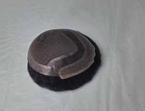 Toupet pour homme Taz Hair, 100% cheveux humains, densité 60%-150%, cheveux indiens Remy, résistant à l'eau, ondulations profondes douces - Product Image 2