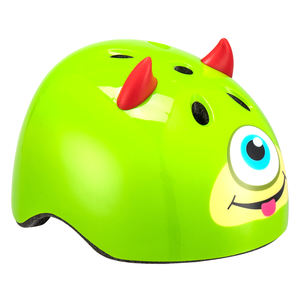 Casque de sport en PVC pour enfants - Design monstre mignon, matière plastique, taille réglable, unisexe, pour les âges 5-7 et 8-13 ans - Product Image 1