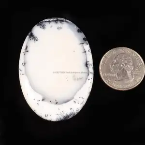 Chất lượng cao tự nhiên dendrite Opal lỏng đá quý kết hợp hình dạng và kích thước dendrite Cabochon cả hai bên đánh bóng Opal để bán