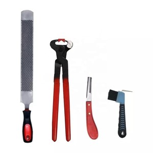 Kit de Herramientas de Herrador de Caballos de Acero Inoxidable de Alta Calidad, Juego Profesional de 8 Piezas para Recortar y Cuidar Pezuñas - Product Image 1