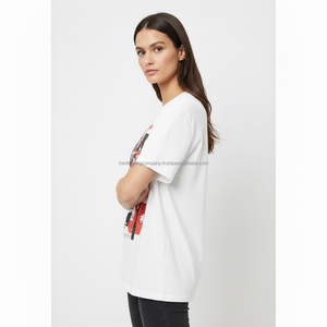 T-shirt en coton 100 % personnalisé avec logo, pour homme, uni, de haute qualité, respirant, en coton peigné, unisexe, décontracté, à manches courtes - Product Image 3