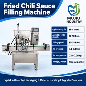 Máquina Automática de Llenado de Salsas con Precisión del 0.5%, Dosificación por Tornillo, Pesaje y Reabastecimiento para Botellas de Vidrio y Plástico de Alimentos KS-006 - Product Image 5