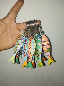 [VENTE CHAUDE] Sculpture de poisson en bois sculpté style Art Déco pour table, décoration de bureau à domicile, écologique, légère, pour salon et chambre de bébé - Product Image 3
