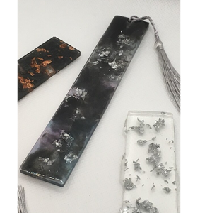 Marque-page en résine époxy naturelle, nouvel artisanat avec paillettes colorées et qualité supérieure, meilleur cadeau pour enseignant à prix incroyable - Product Image 2