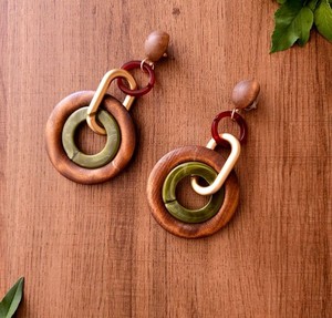 African Boho Vintage Christian Wooden Drop Earrings Party Daily Wear Festive Lightweight Handmade Stylish Women Statement Dangle - Product Image 2
