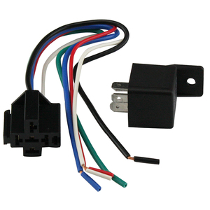 Sunbow RGB Car <b>Universal</b> 5 Pin Black Relay <b>Socket</b> 40amps Automotive 12V/24V Harness - Product Image 5