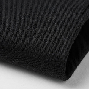 Pantalon Oxford en coton noir pour homme, coupe droite, taille mi-haute, fermeture boutonnée, décontracté, respirant, poches latérales, tissu tissé printanier - Product Image 5