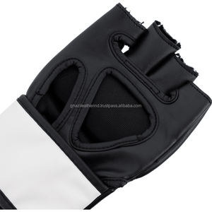 Premium Quality PU Leather Open Palm Gloves Durable PVC Material for <b>Boxing</b> MMA Kickboxing Sparring Official Sporting <b>Gear</b> - Product Image 5