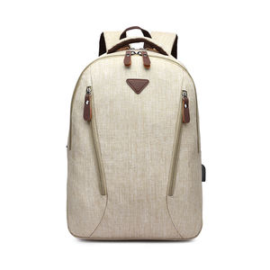 Mochila Casual Unisex de Tela Oxford, 20-37L, Cierre de Cremallera Resistente, Uso Diario, Color Gris - Product Image 5