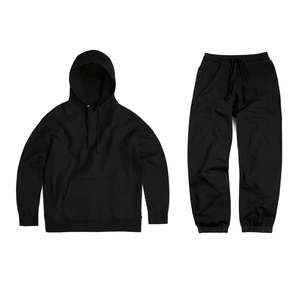 Custom Solid Pastel Fleece Tracksuit Women Baggy Pullover Hoodie <b>Matching</b> <b>Joggers</b> <b>Set</b> - Product Image 4