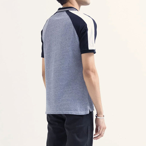 T-shirt de golf décontracté personnalisé de haute qualité pour hommes, respirant, écologique, à manches courtes, grandes tailles, OEM disponible - Product Image 3