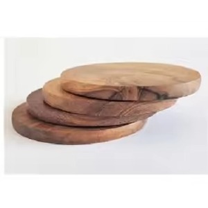 Elegant Home Wood Coasters Set Decorative <b>Table</b> <b>Protectors</b> for Coffee <b>Table</b> Dining Room Restaurant Hotel Bar - Product Image 2