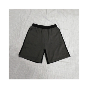 Shorts d'été en coton pour hommes, personnalisables avec logo, couleur unie, écologiques, respirants, séchage rapide, avec cordon de serrage, vente en gros - Product Image 6