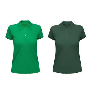 Plus Size <b>Women's</b> Casual Summer Soft Cotton Half Sleeve Polo Shirt with Stylish Turn-down Collar & Excellent Durability - Product Image 2
