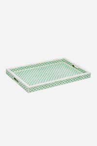 Bandeja de Hueso Incrustado Hecha a Mano con Diseño Exclusivo, Bandeja de Servir Colorida con Asa, Bandejas Decorativas a Precio de Fábrica al por Mayor - Product Image 6