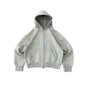 Sweat à capuche surdimensionné pour homme, qualité luxe, personnalisable, 100% coton, respirant, épaules tombantes, hiver, fabriqué par le fabricant - Product Image 5