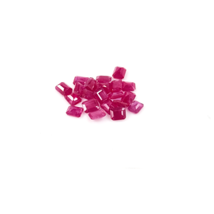 Rubis africains naturels non traités, octogones calibrés 4x5mm, pierres précieuses de rubis naturelles facettées pour la fabrication de bijoux, prêtes à l'emploi - Product Image 2