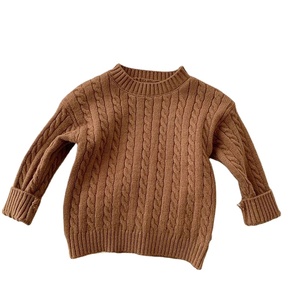 Conjunto de ropa de punto para niños chándal sólido de manga larga para niños - Product Image 4