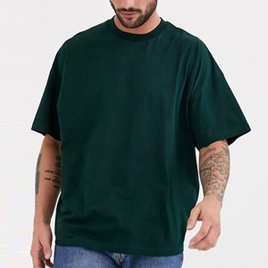 เสื้อยืดแขนสั้นผู้ชายสีพื้นแบบกำหนดเองได้ ไซส์ใหญ่พิเศษ สวมใส่สบาย ระบายอากาศได้ดี ผลิตจากผ้าฝ้าย 100% เป็นมิตรกับสิ่งแวดล้อม แห้งเร็ว - Product Image 3