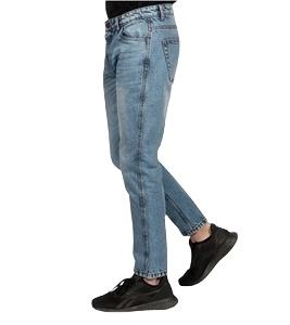 Vente à chaud Pantalon en jean délavé pour homme, fermeture éclair, personnalisé de haute qualité, conception de votre propre logo, vente en gros pas cher et à bas quantité minimale de commande - Product Image 4