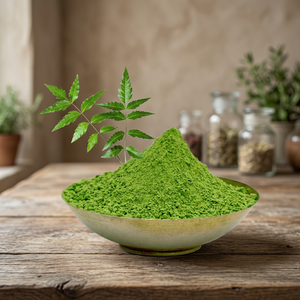 Poudre de feuilles de Neem en gros, qualité alimentaire, ingrédient botanique indien naturel, poudre fine séchée par pulvérisation pour usage commercial - Product Image 5
