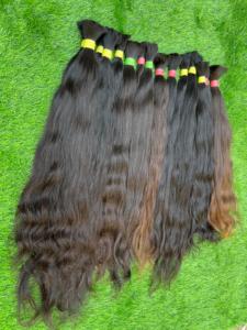 ต่อผมแท้ 100% จากอินเดีย สีดำธรรมชาติ แบบตรงและแบบลอน  ทอสองชั้นด้วยเครื่องจักร  มีทุกสี ขายดีที่สุด - Product Image 2